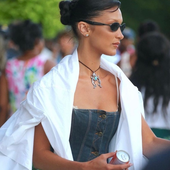 NEW Zara denim midi dress - Picture 16 of 16